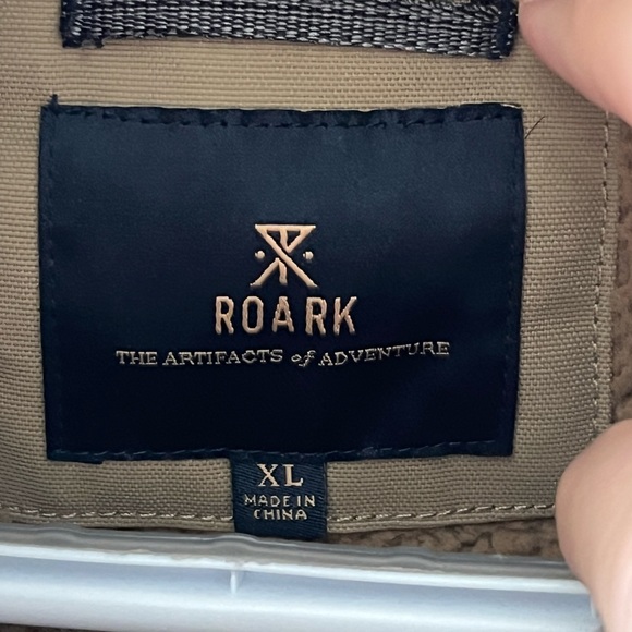 Roark Axeman Sherpa Fleece Lined Zip Jacket Tan (XL/Khaki) - RJ261 - Picture 6 of 8